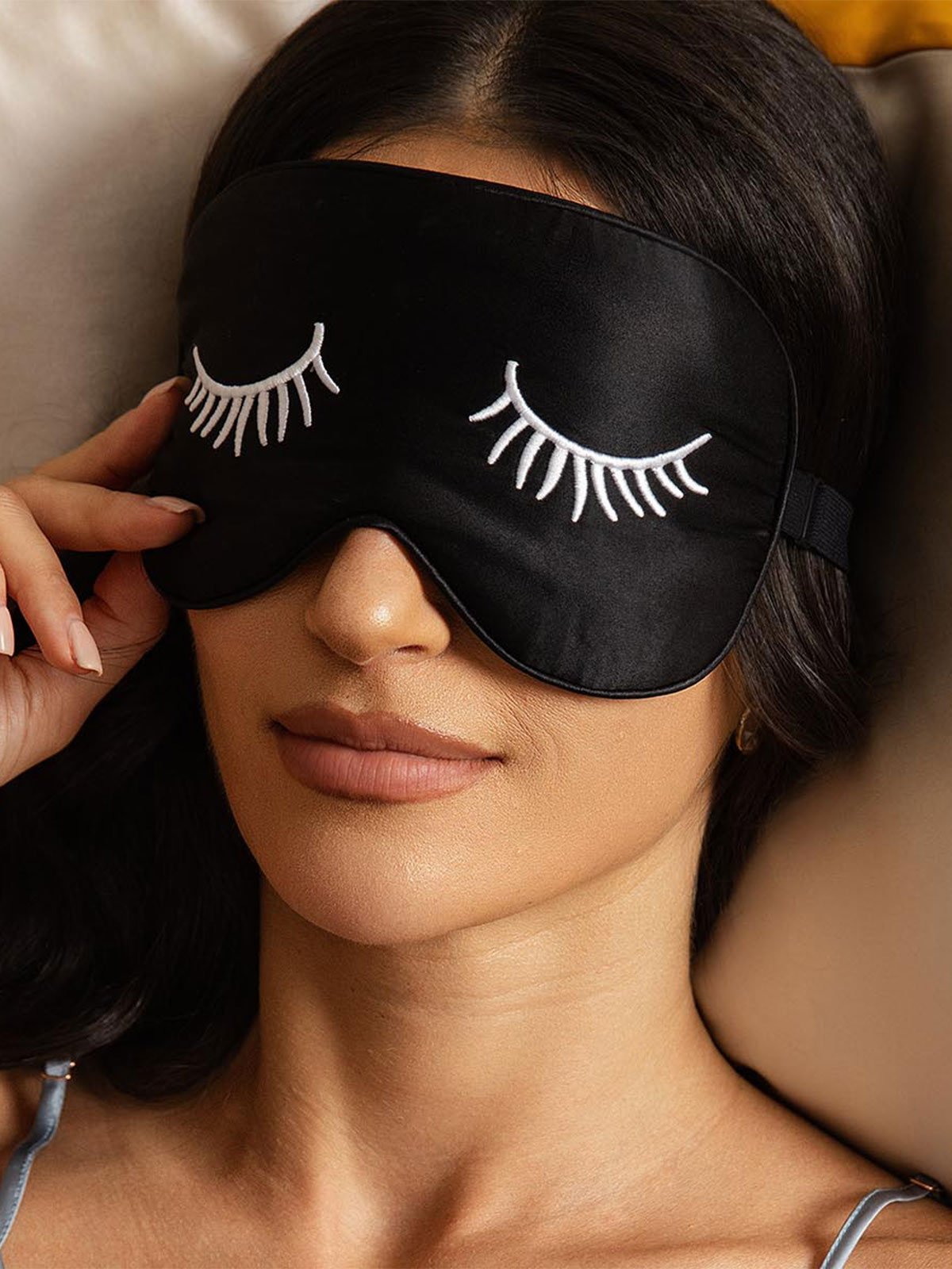 [WhiteEyelashes] SilkSilky-CA Pure Silk Eye Mask 004