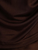[Coffee] SilkSilky-CA Short Sleeve Women's T-Shirt 005
