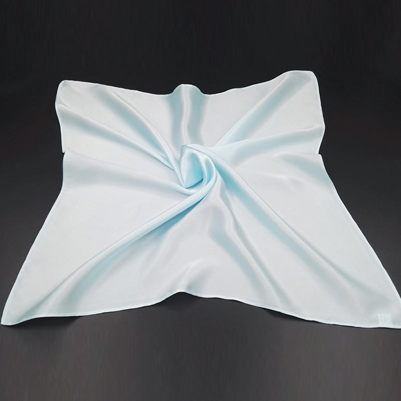 SilkSilky CA Pure Silk Scarf LightBlue 002