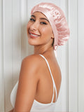 SilkSilky CA Pure Silk Sleep Cap Pink 006