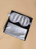 Gift Set - 22Momme 100% Mulberry Silk Pillowcase & Eye Mask