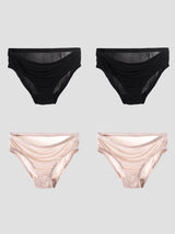 [Black+Beige] SilkSilky-CA Panty 003