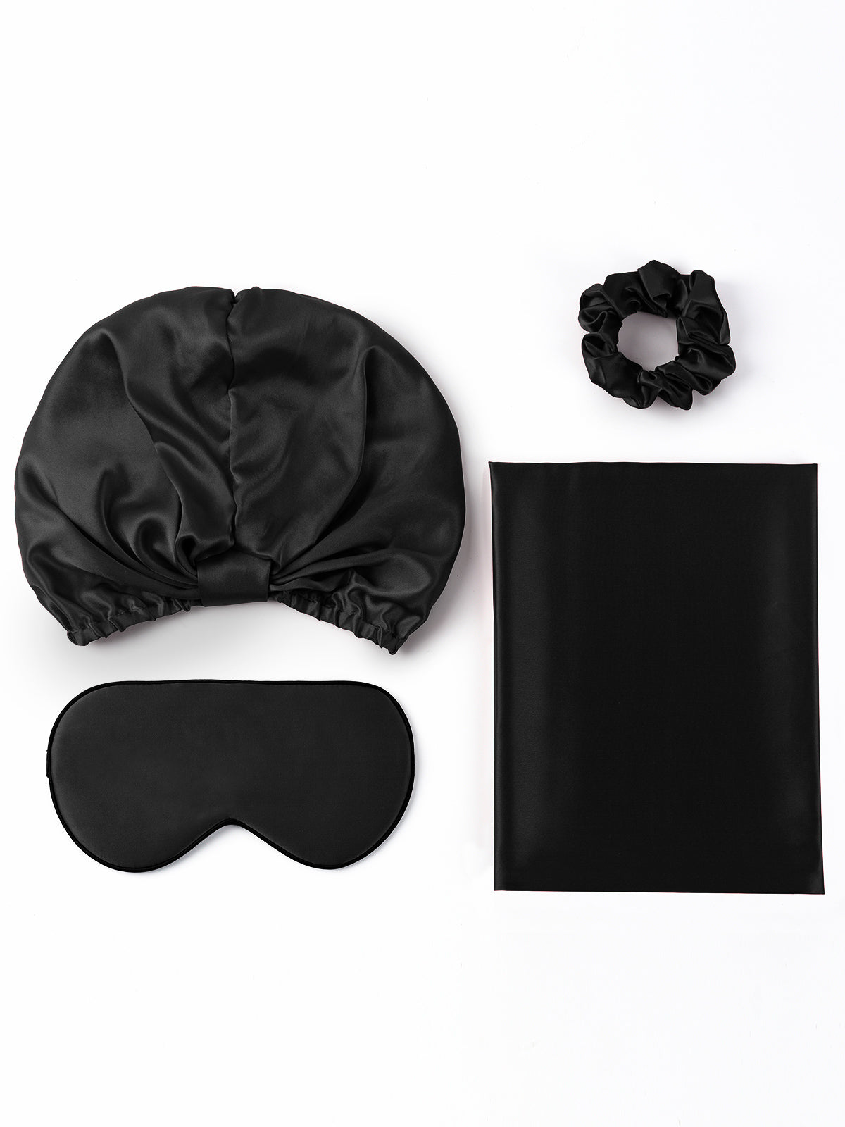 [Black] SilkSilky-CA 19Momme Pure Silk Pillowcase Set 003