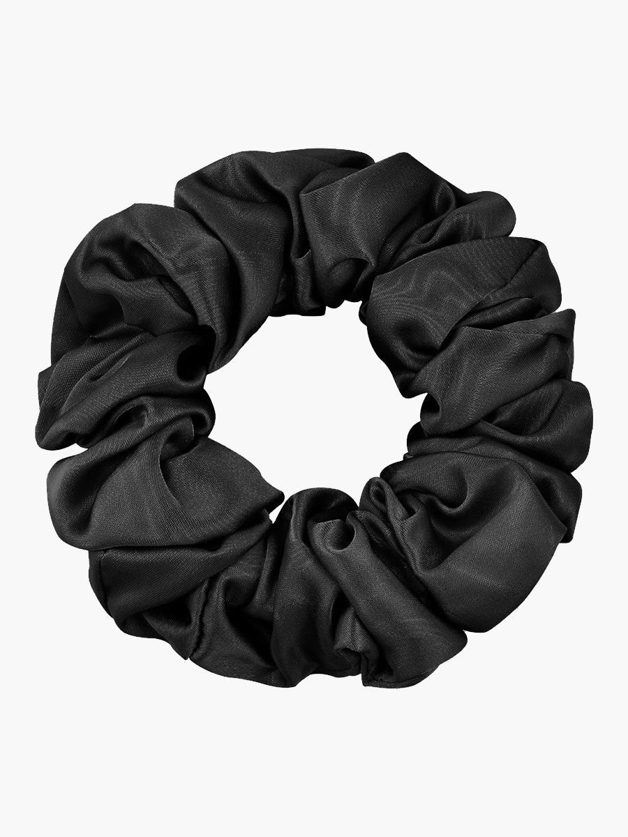 [Black] SilkSilky-CA 19Momme Pure Silk Scrunchie 004