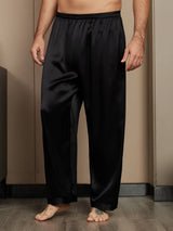 [Black] SilkSilky-CA Mens Sleep Bottoms 001