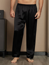 [Black] SilkSilky-CA Mens Sleep Bottoms 003
