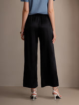 [Black] SilkSilky-CA Women's Pants 002
