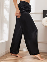 [Black] SilkSilky-CA Women's Pants 003