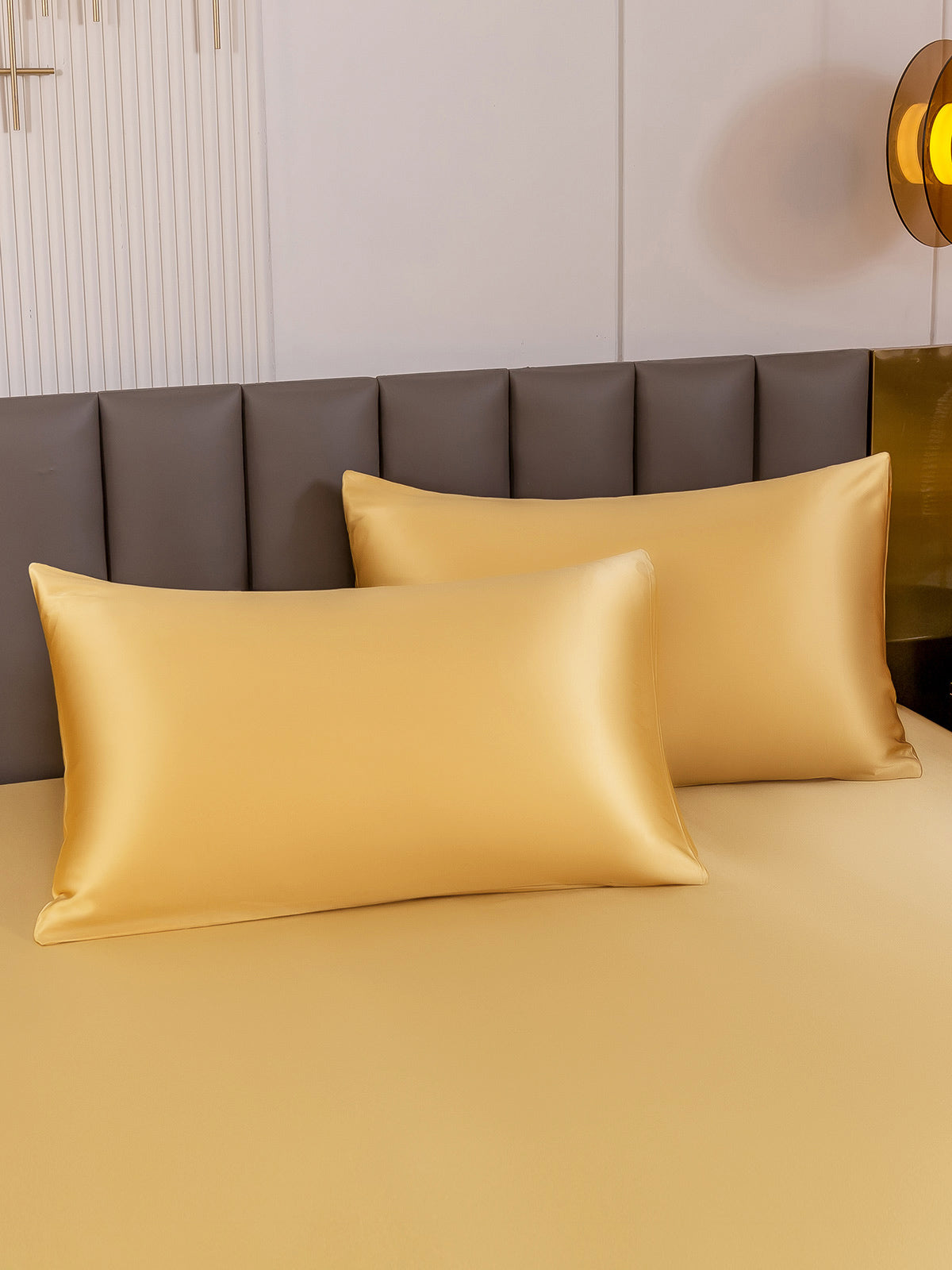 [Champagne] SilkSilky-CA 19Momme Pure Silk Pillowcase 001