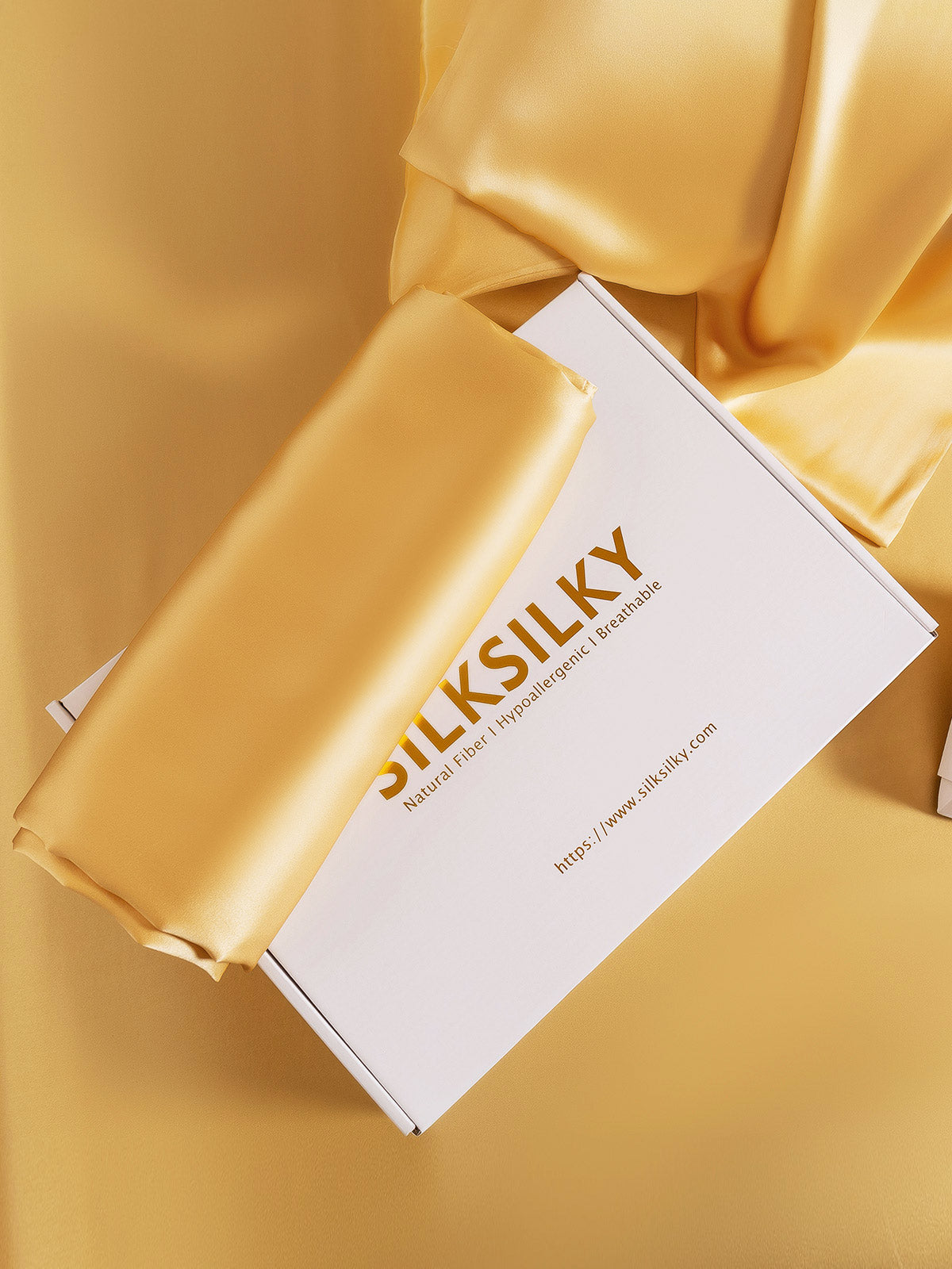[Champagne] SilkSilky-CA 19Momme Pure Silk Pillowcase 007