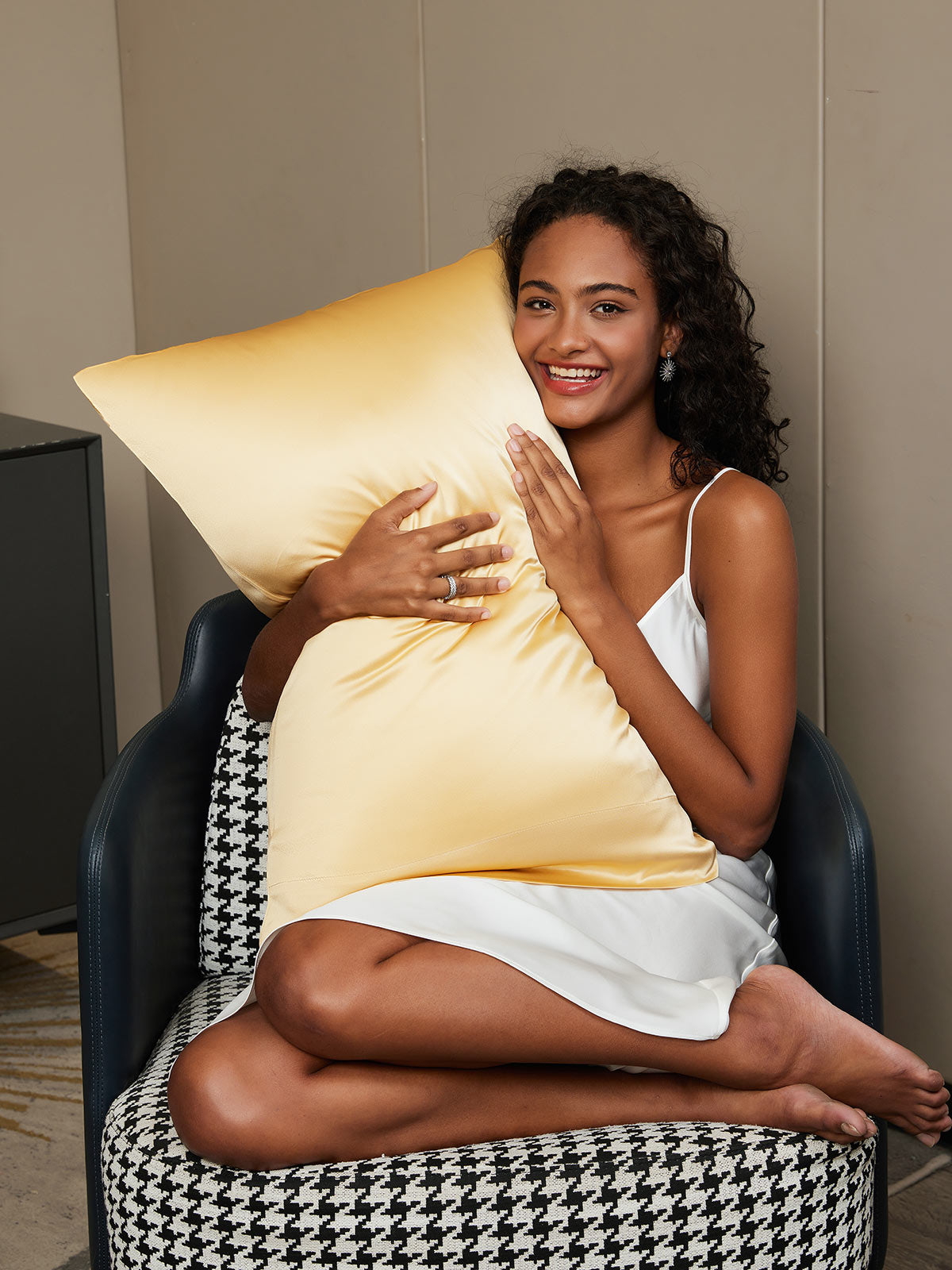 [Champagne] SilkSilky-CA 22Momme Pure Silk Pillowcase 002