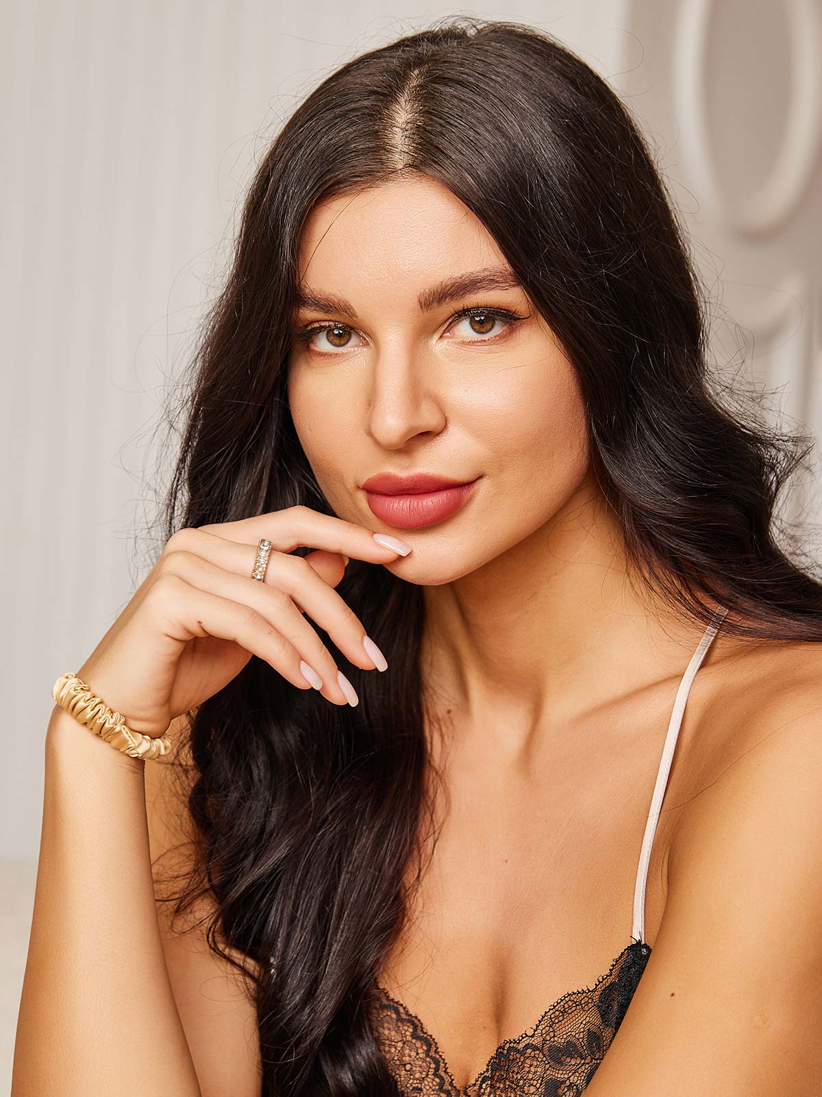 [Champagne] SilkSilky-CA 19Momme Scrunchie 003