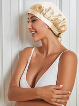 [Champagne] SilkSilky-CA Sleep Cap 003