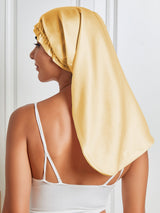 [Champagne] SilkSilky-CA Pure Silk Sleep Cap 006