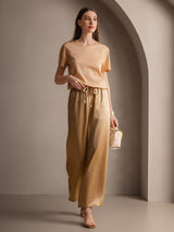 [Champagne] SilkSilky-CA Women's Pants 001