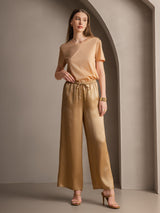 [Champagne] SilkSilky-CA Women's Pants 005