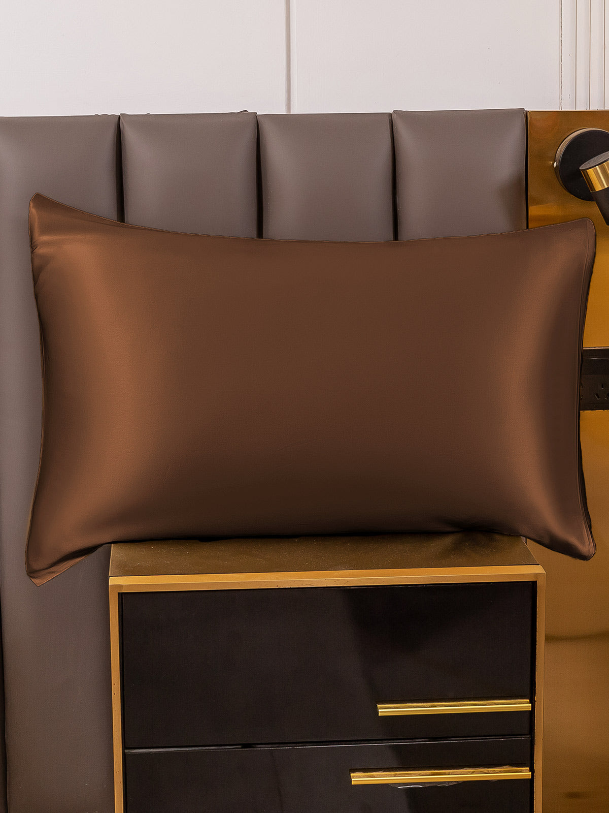 [Coffee] SilkSilky-CA 19Momme Pure Silk Pillowcase 005