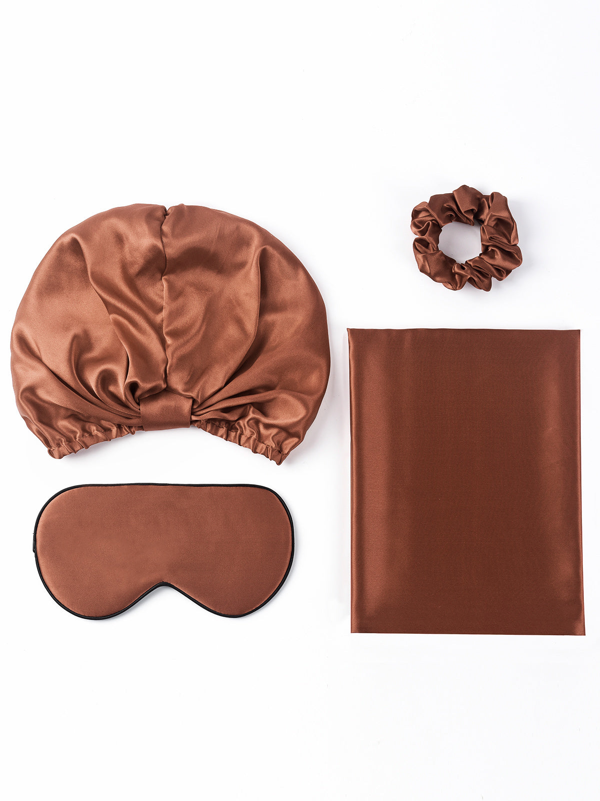[Coffee] SilkSilky-CA 19Momme Pure Silk Pillowcase Set 005