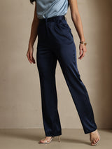 [Dark Blue] SilkSilky-CA 19Momme Silk Womens Pants 004
