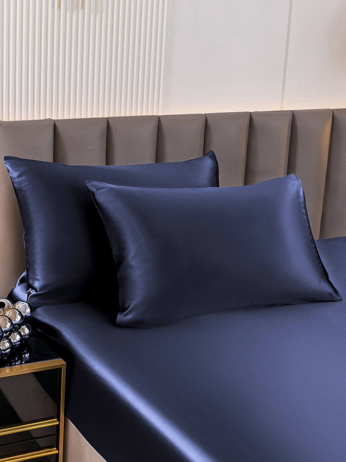 [Dark Blue] SilkSilky-CA 30Momme Pure Silk Pillowcase 003
