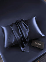 [Dark Blue] SilkSilky-CA 30Momme Pure Silk Pillowcase 004