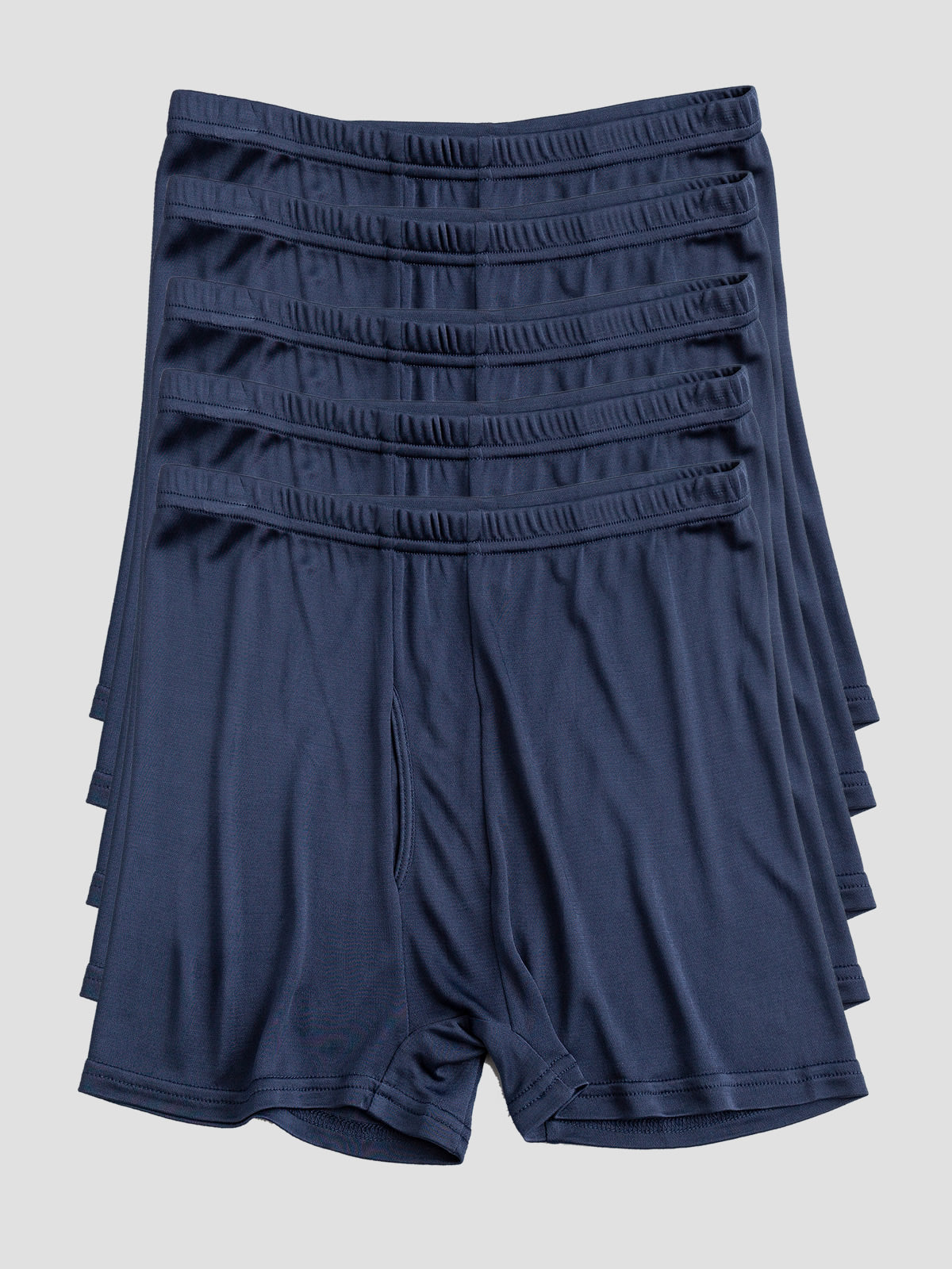 [Dark Blue] SilkSilky-CA Silk Knitted Mens Underwear 002