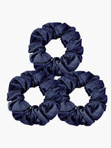[Dark Blue] SilkSilky-CA Scrunchie 002
