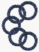 [Dark Blue] SilkSilky-CA Scrunchie 003