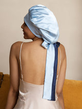 [Dark Blue] SilkSilky-CA Sleep Cap 001