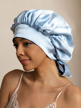 [Dark Blue] SilkSilky-CA Sleep Cap 001