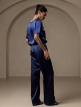[Dark Blue] SilkSilky-CA Women's Pants 002