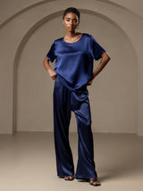 [Dark Blue] SilkSilky-CA Women's Pants 004