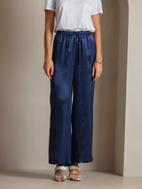 [Dark Blue] SilkSilky-CA Women's Pants 001