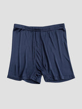 [Dark Blue] SilkSilky-CA 100% Silk Jersey Men's Underwear 007