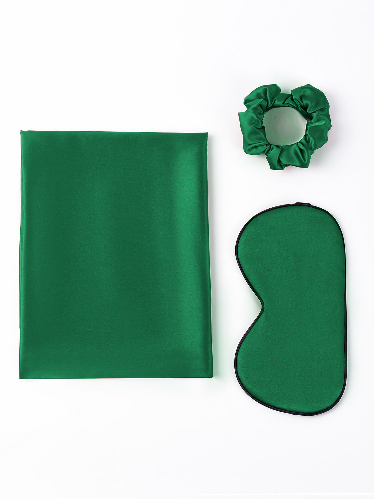[Dark Green] SilkSilky-CA 19Momme Pure Silk Pillowcase Set 003