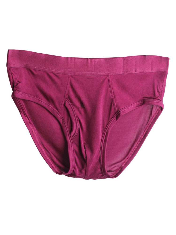 [Dark Red] SilkSilky-CA Silk Knitted Mens Underwear 005