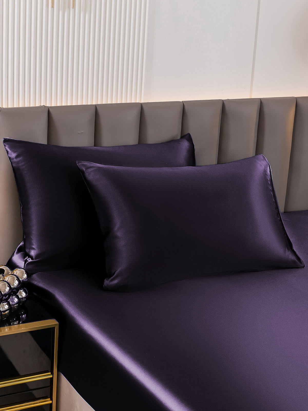 [Deep Purple] SilkSilky-CA 30Momme Pure Silk Pillowcase 003