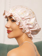 [Floral] SilkSilky-CA Sleep Cap 001