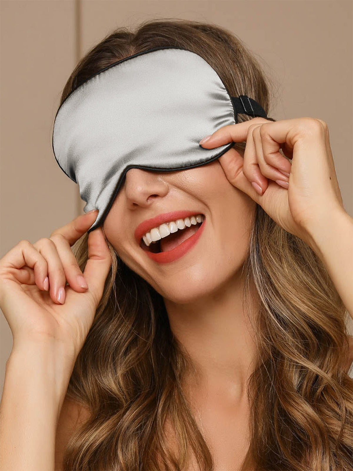 [Gray] SilkSilky-CA 19Momme Pure Silk Eye Mask 004