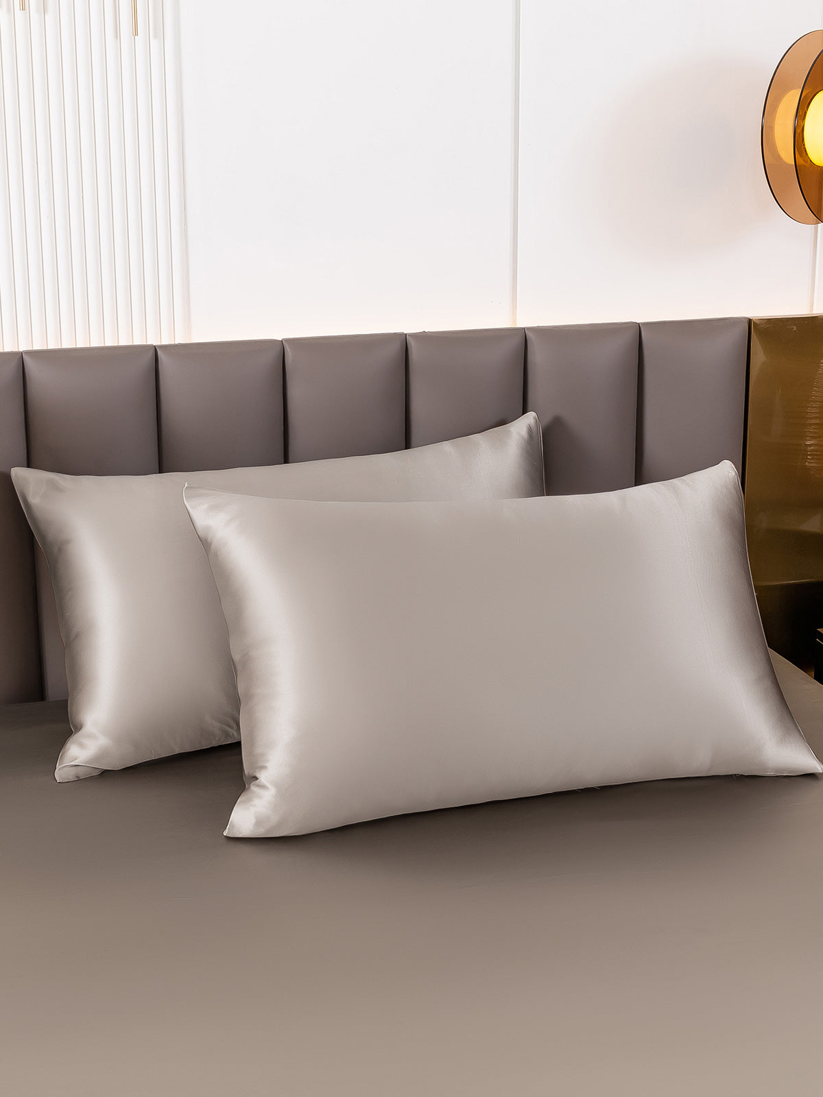 [Gray] SilkSilky-CA 19Momme Pure Silk Pillowcase 005