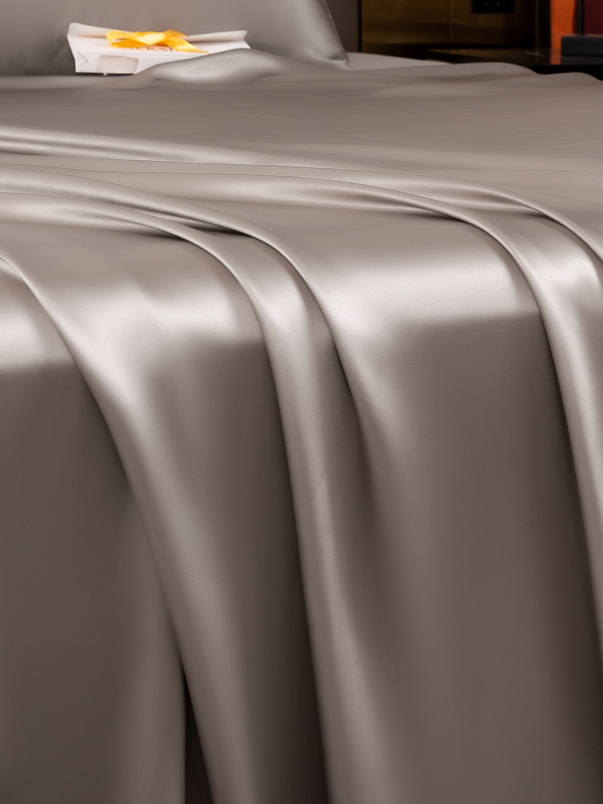 [Gray] SilkSilky-CA 19Momme Pure Silk Sheet 003