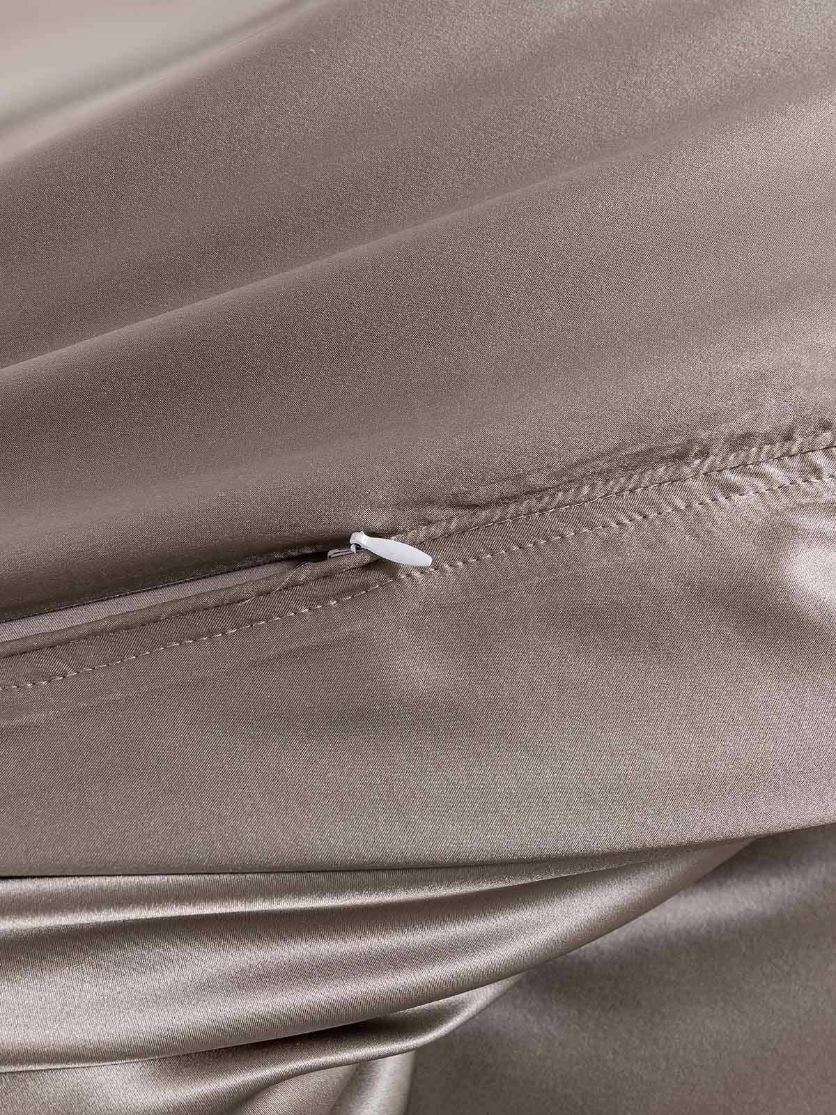 [Gray] SilkSilky-CA 22Momme Pure Silk Bedding Set 005