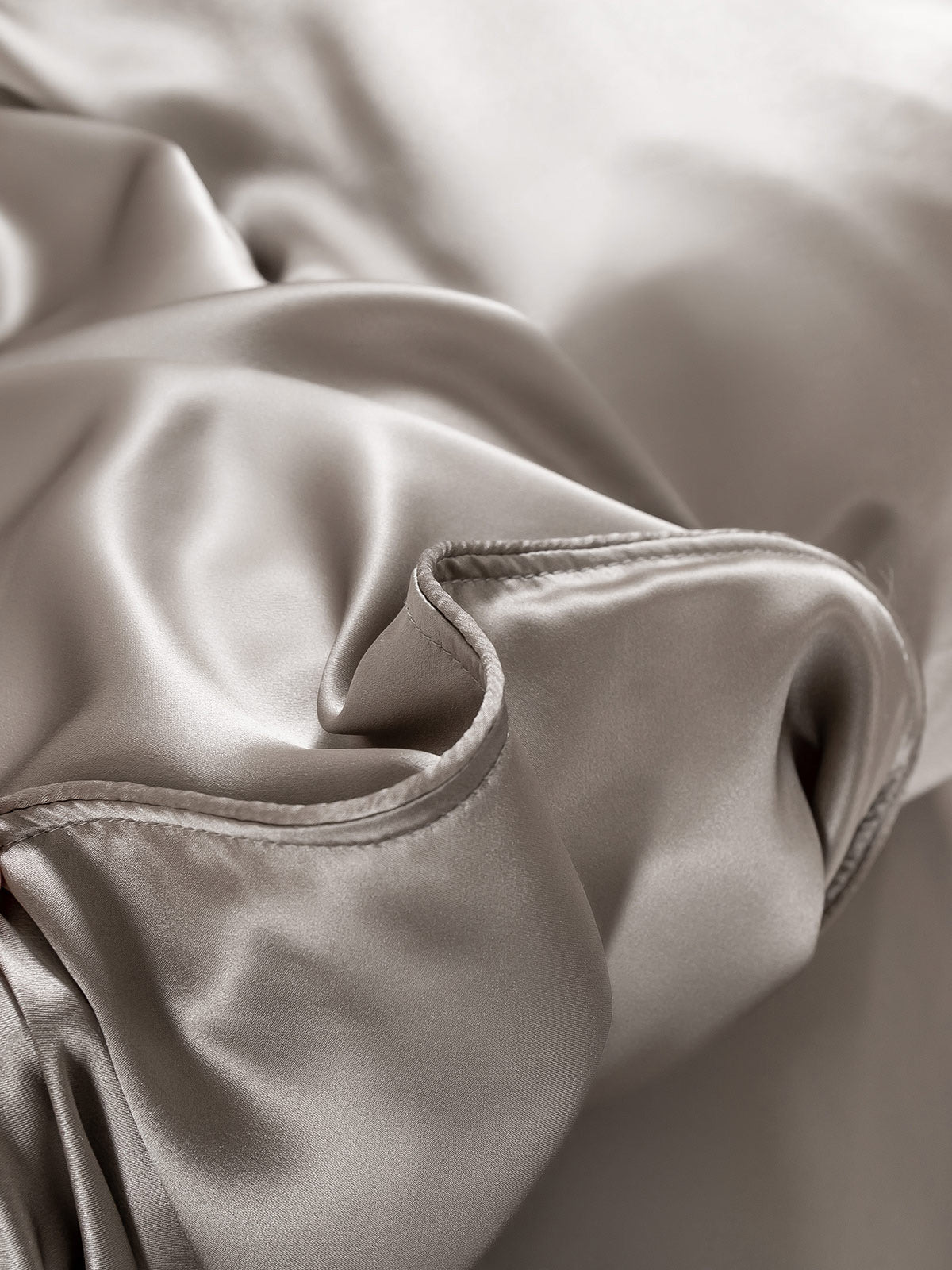 [Gray] SilkSilky-CA 25Momme Pure Silk Bedding Set 007