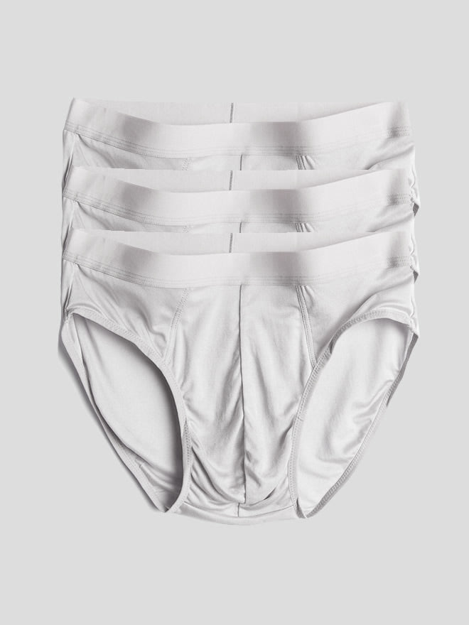 [Gray] SilkSilky-CA Silk Knitted Mens Underwear 004