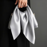 [Gray] SilkSilky-CA Scarf 001