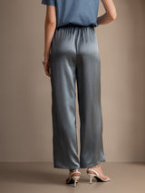 [Grayish Blue] SilkSilky-CA Women's Pants 002