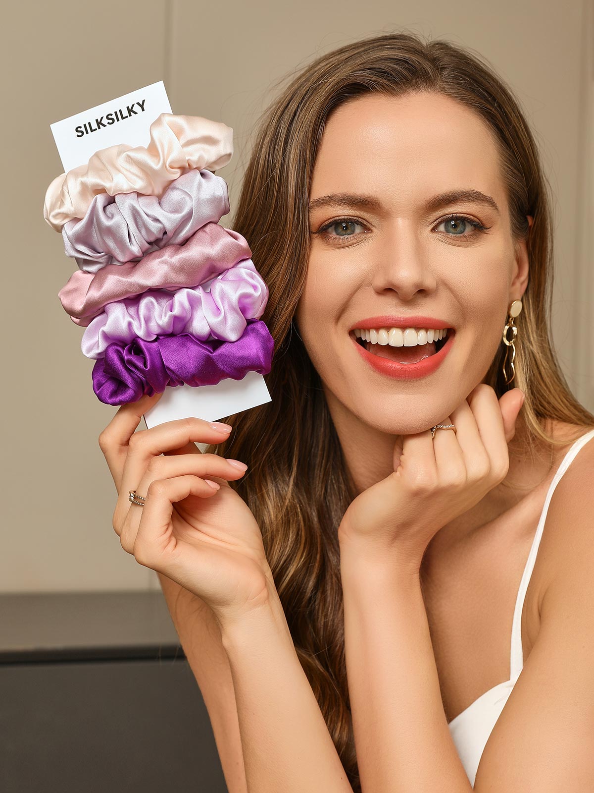 [Group1] SilkSilky-CA 19Momme Pure Silk Scrunchie 003