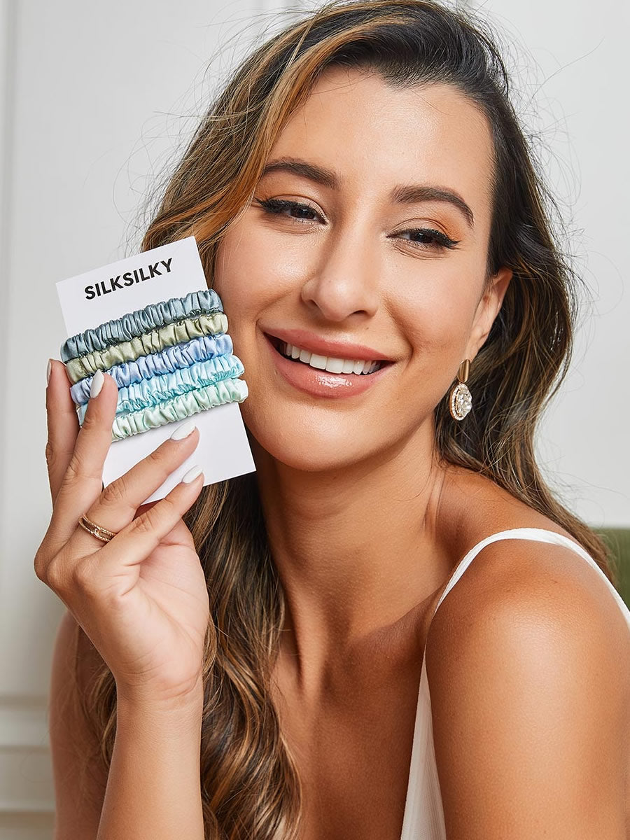 [Group1] SilkSilky-CA 19Momme Scrunchie 001