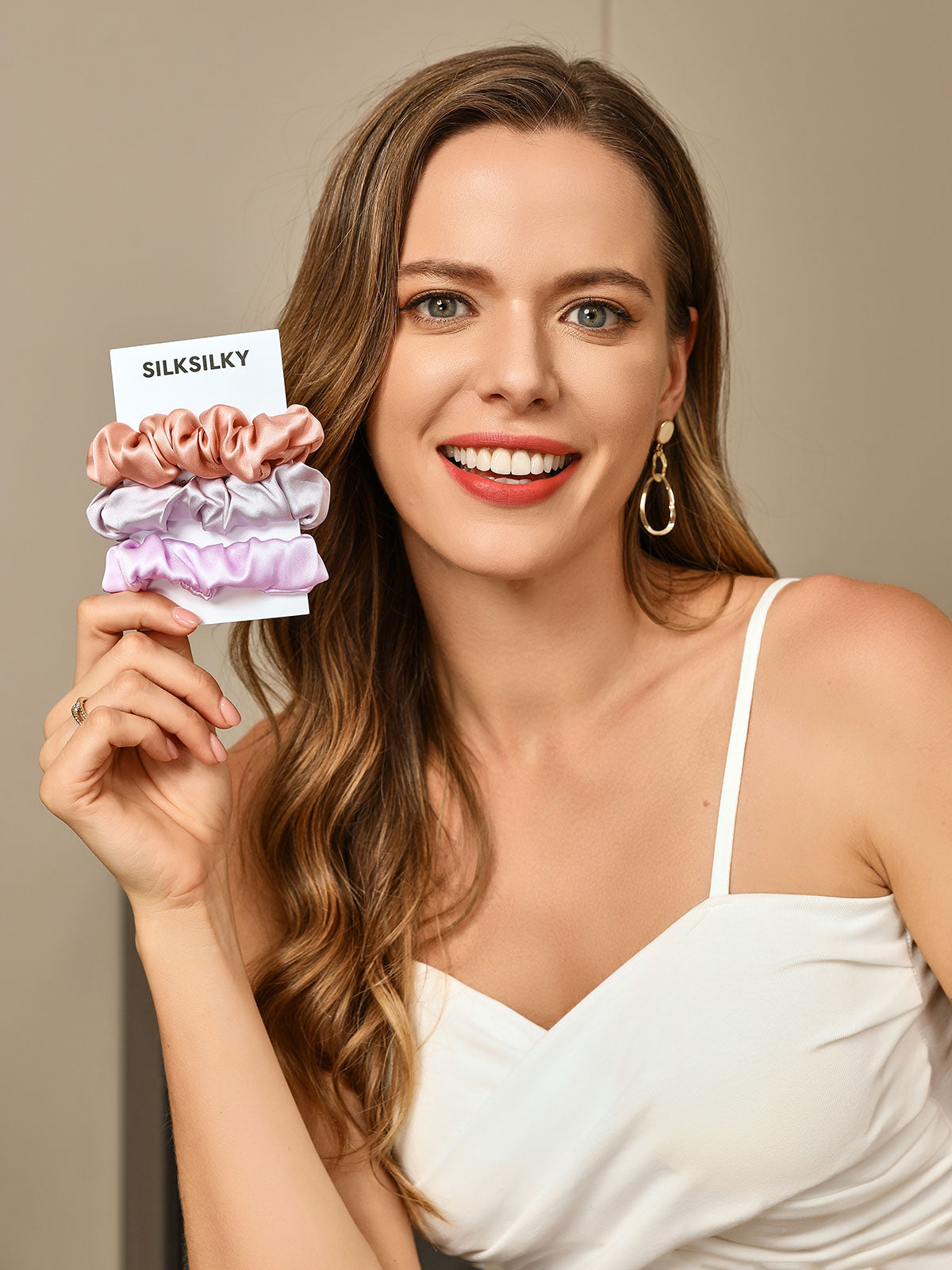[Group2] SilkSilky-CA 19Momme Pure Silk Scrunchie 003