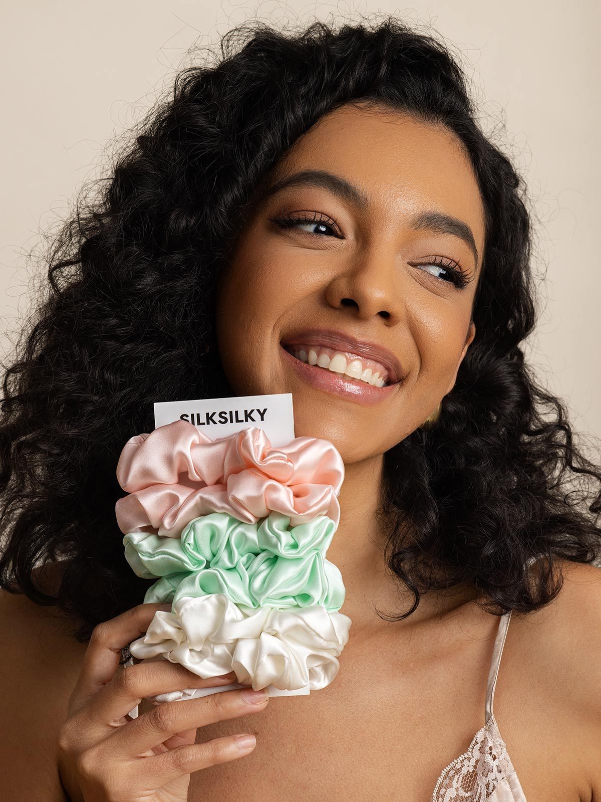 [Group2] SilkSilky-CA Pure Silk Scrunchie 006